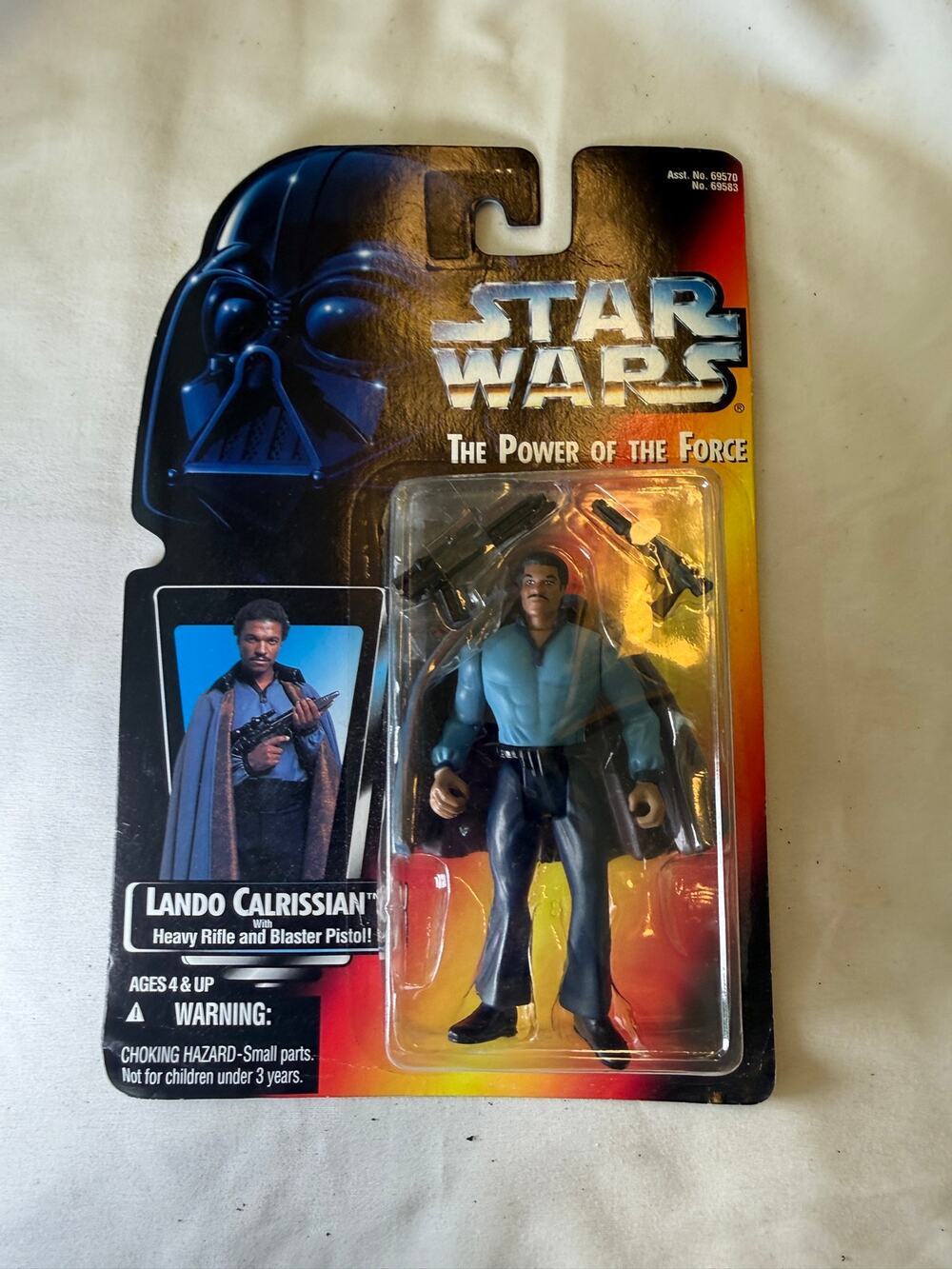 Star Wars Power of the Force Lando Calrissian Heavy Rifle Blaster Kenner 1995